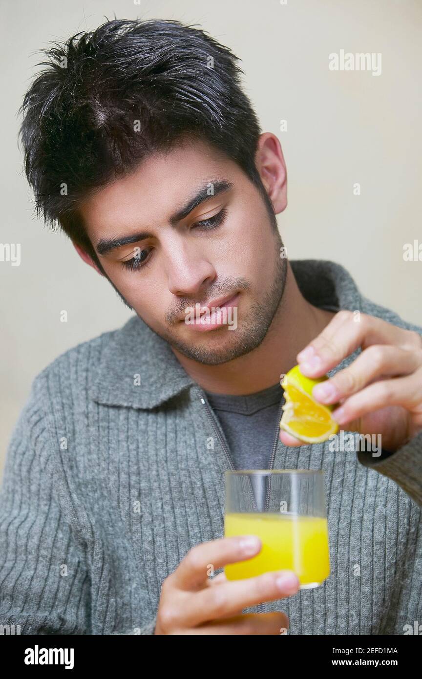 Man juice extracting hires stock photography and images Alamy