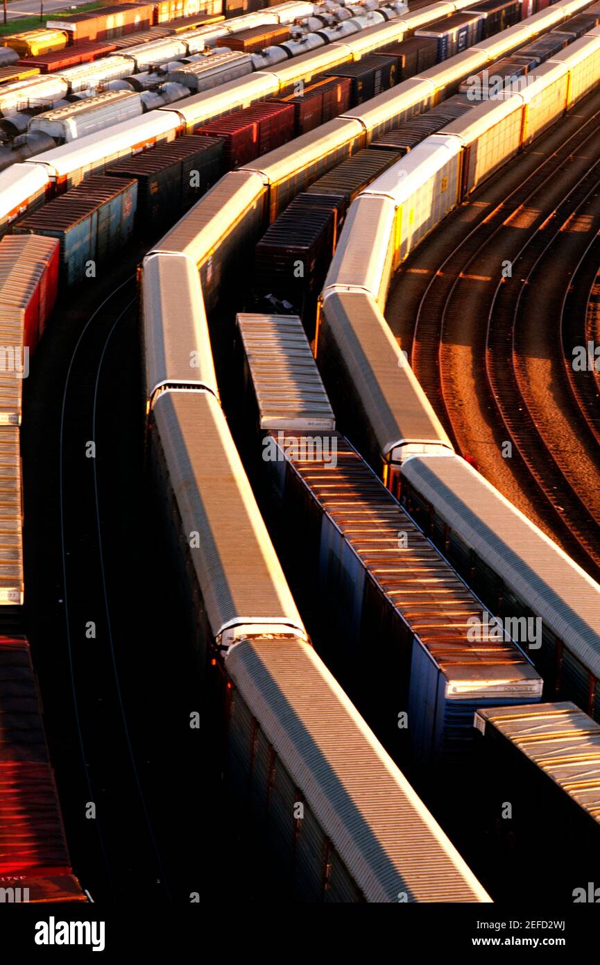 Freight Cars in Baltimore Rail Yard, Maryland Stock Photo Alamy