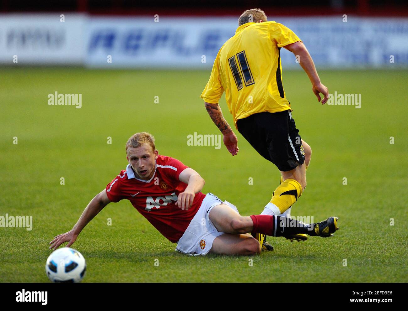 Manchester united reserves v stockport county hires stock photography
