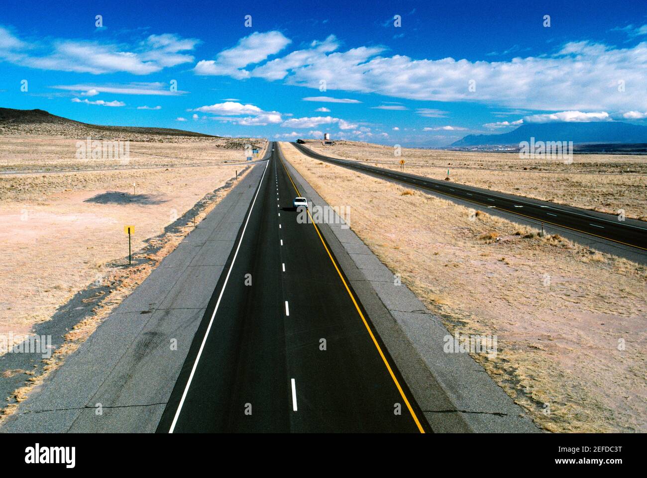 Roads&highway traffic in New Mexico Stock Photo Alamy