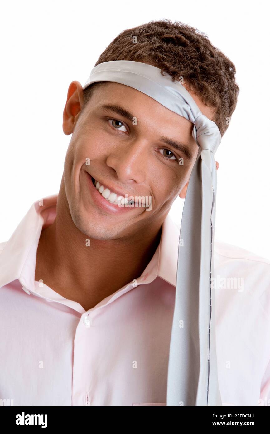 Portrait of a young man smiling Stock Photo - Alamy
