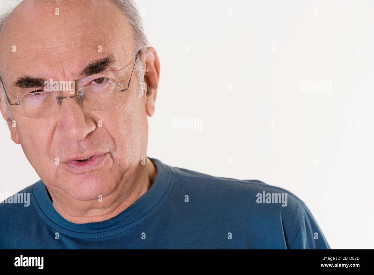 Close-up of a senior man Stock Photo