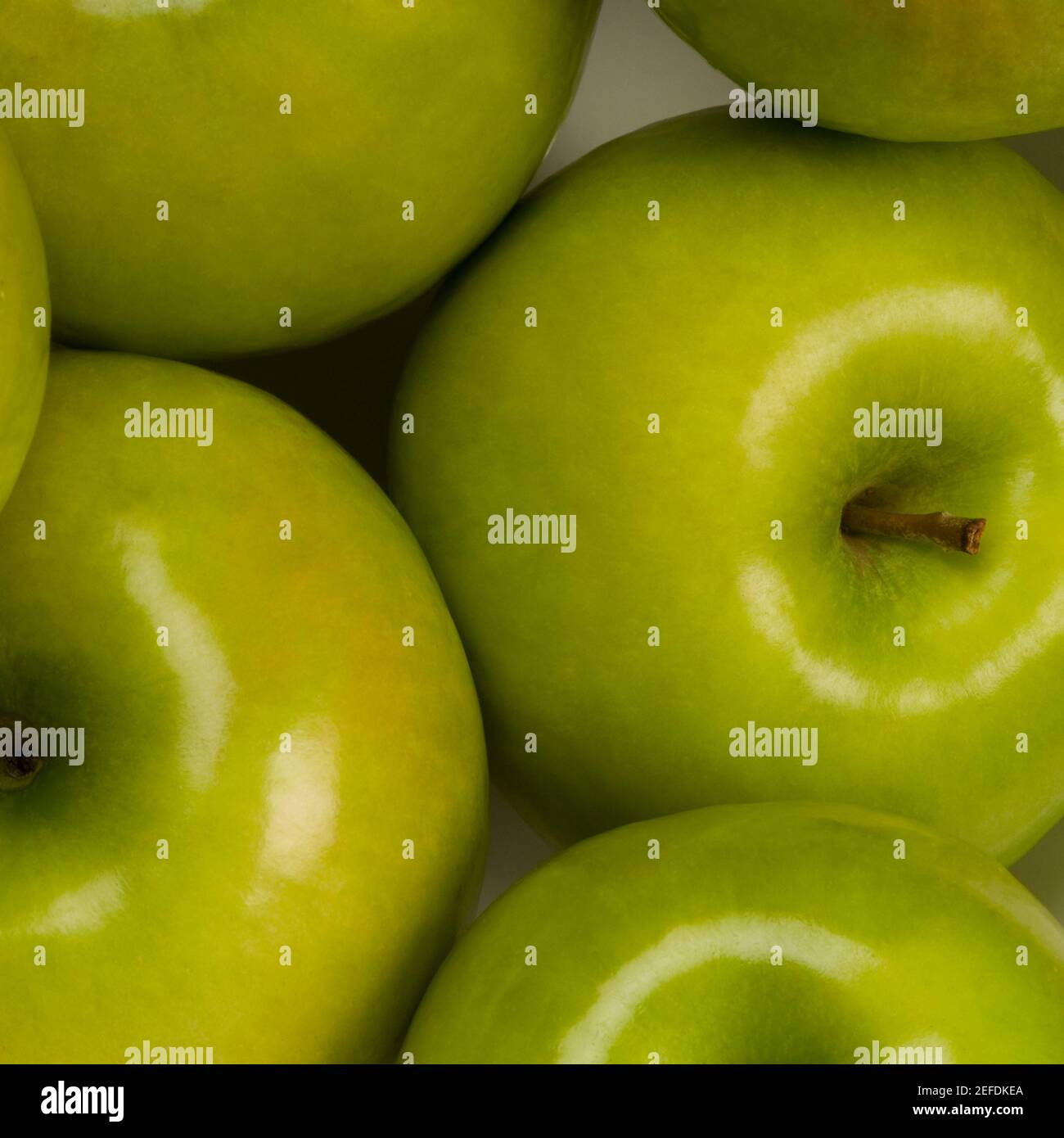 Close up of green apples Stock Photo