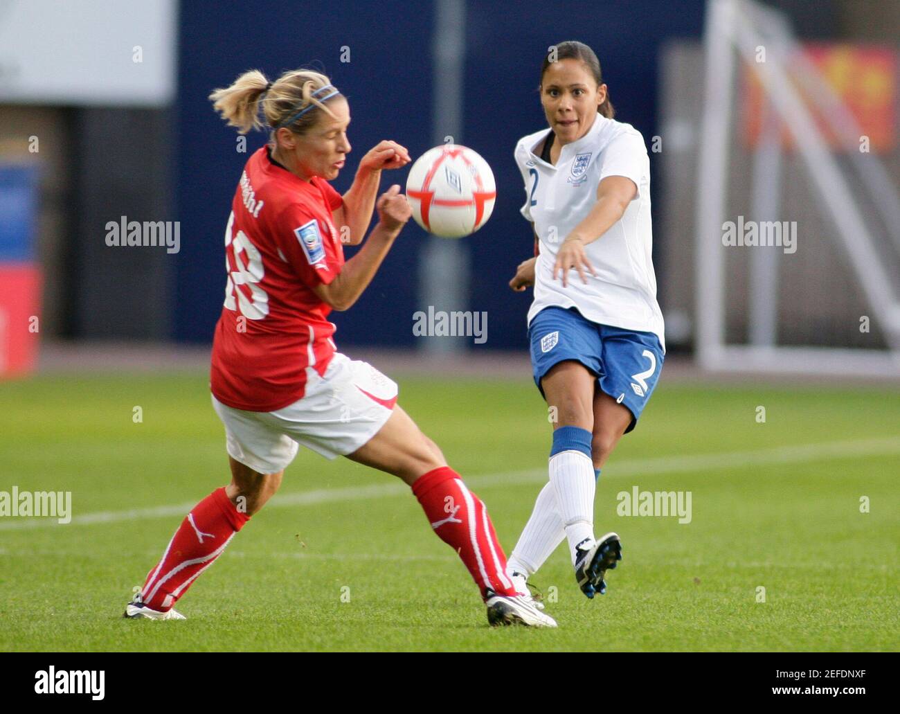 Football England V Switzerland Fifa Women S World Cup Play Off First Leg Greenhous Meadow Stadium Shrewsbury