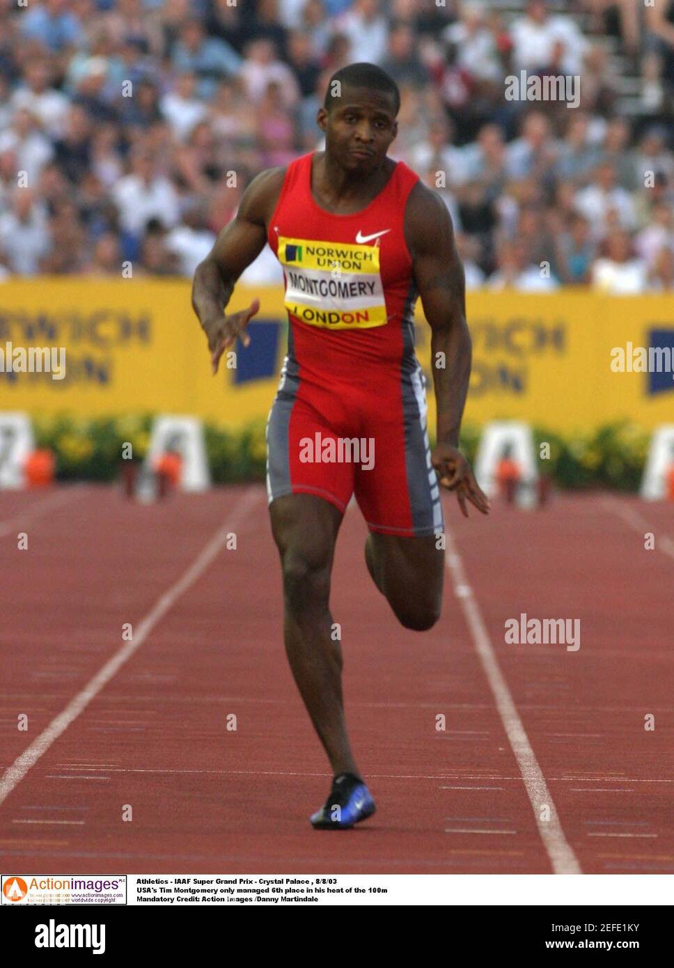 Usas tim montgomery in action hires stock photography and images Alamy