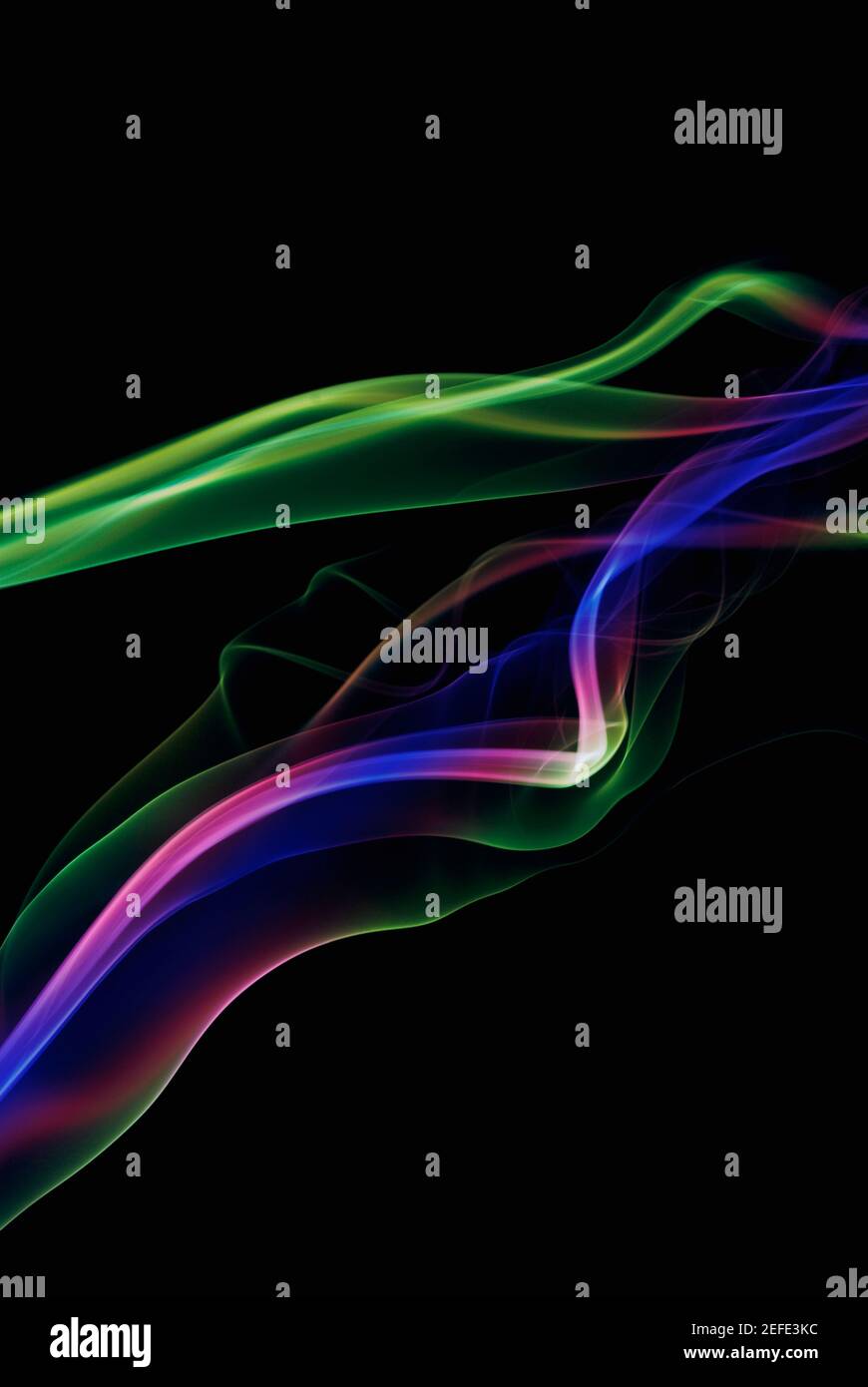 Coloured colored smoke on black background hi-res stock photography and ...