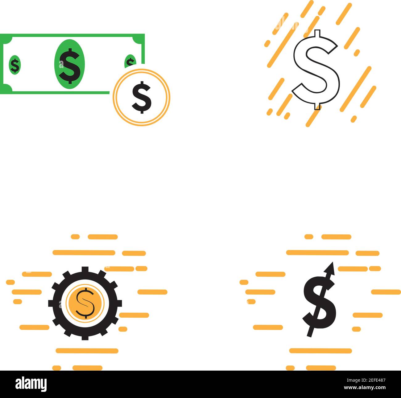 dollar money vector icon illustration design template - vector Stock ...