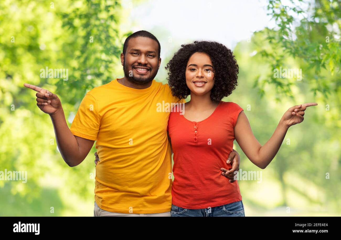 happy african american couple Stock Photo - Alamy