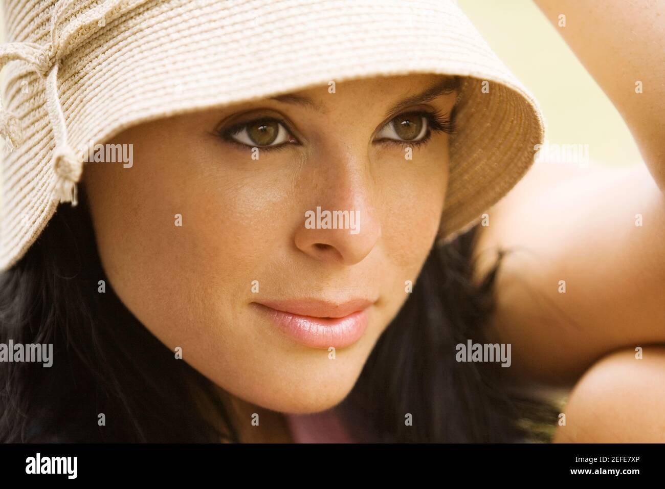 Close up dof happy young hi-res stock photography and images - Alamy
