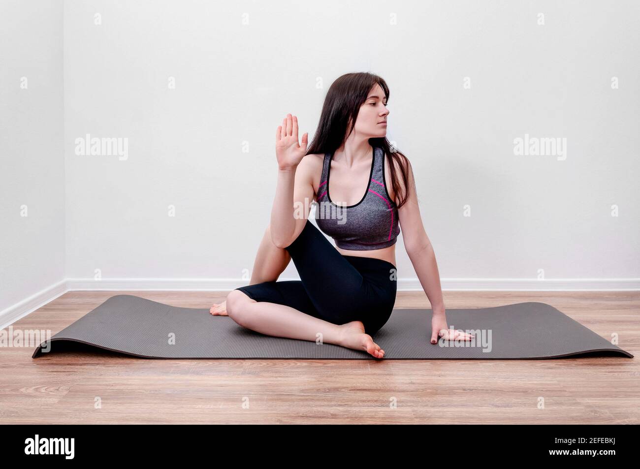 Ardha matsyendrasana pose hi-res stock photography and images - Page 6 -  Alamy