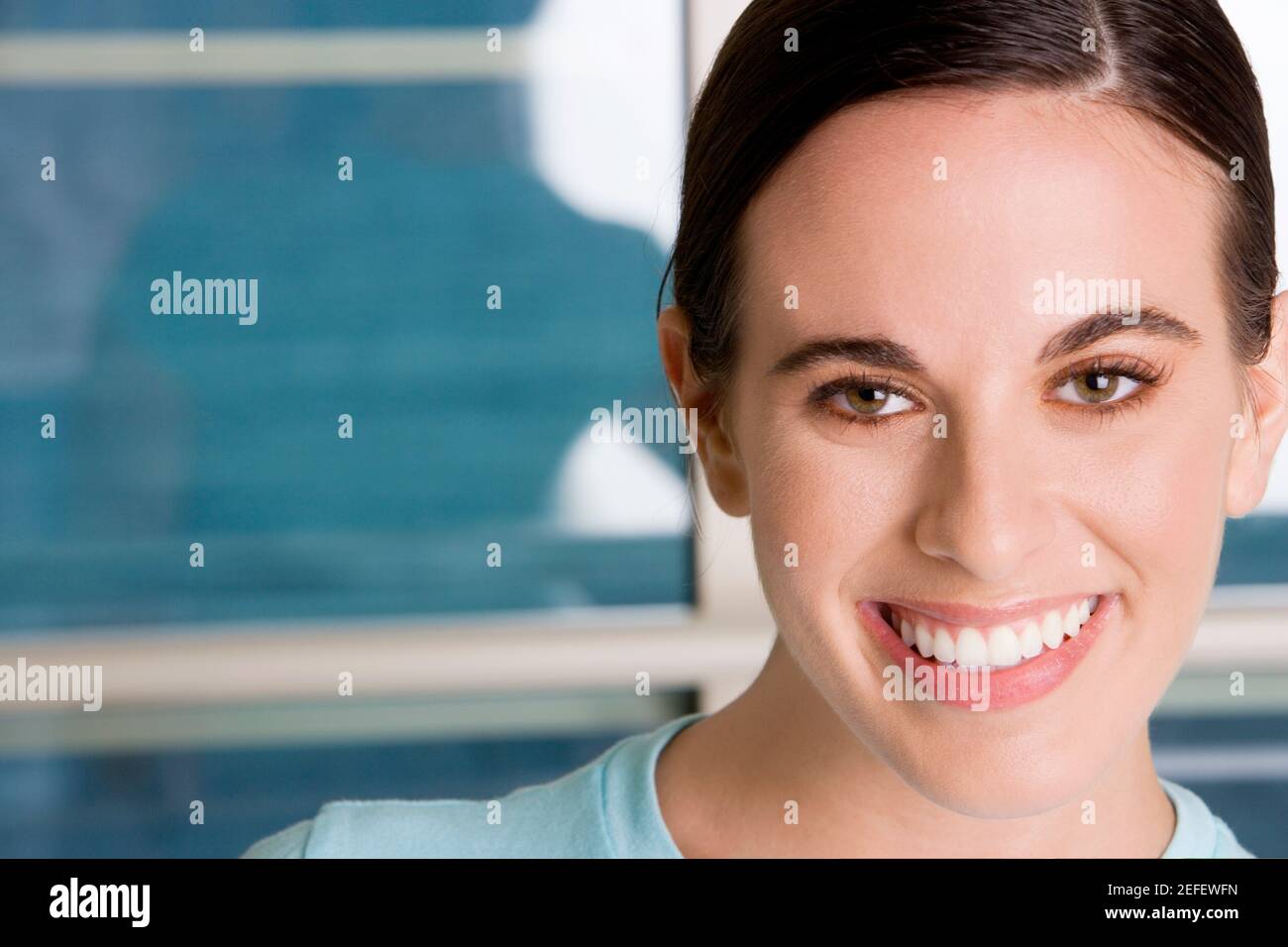 Close up dof happy young hi-res stock photography and images - Alamy
