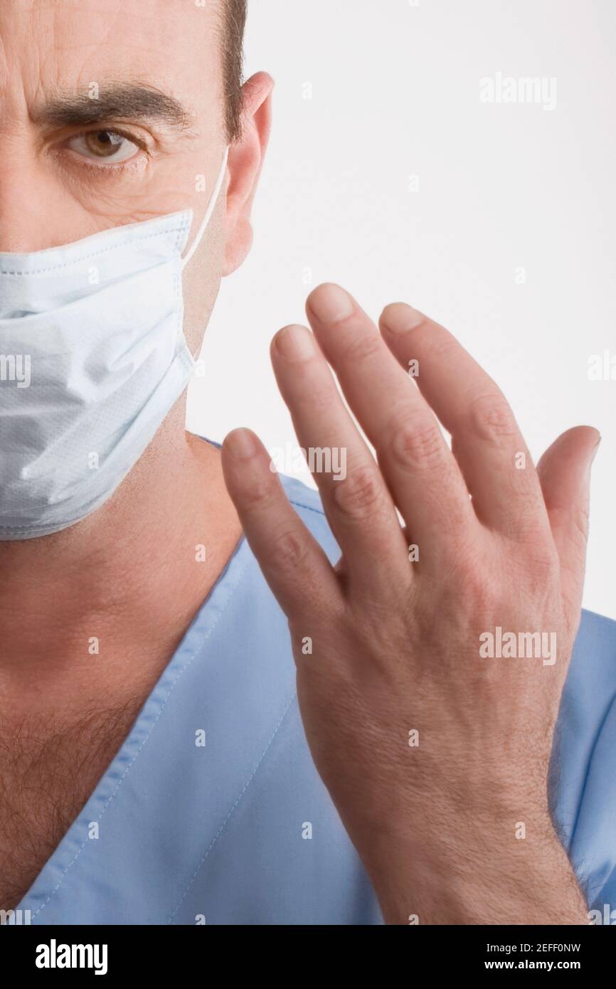 Portrait of a male surgeon Stock Photo - Alamy