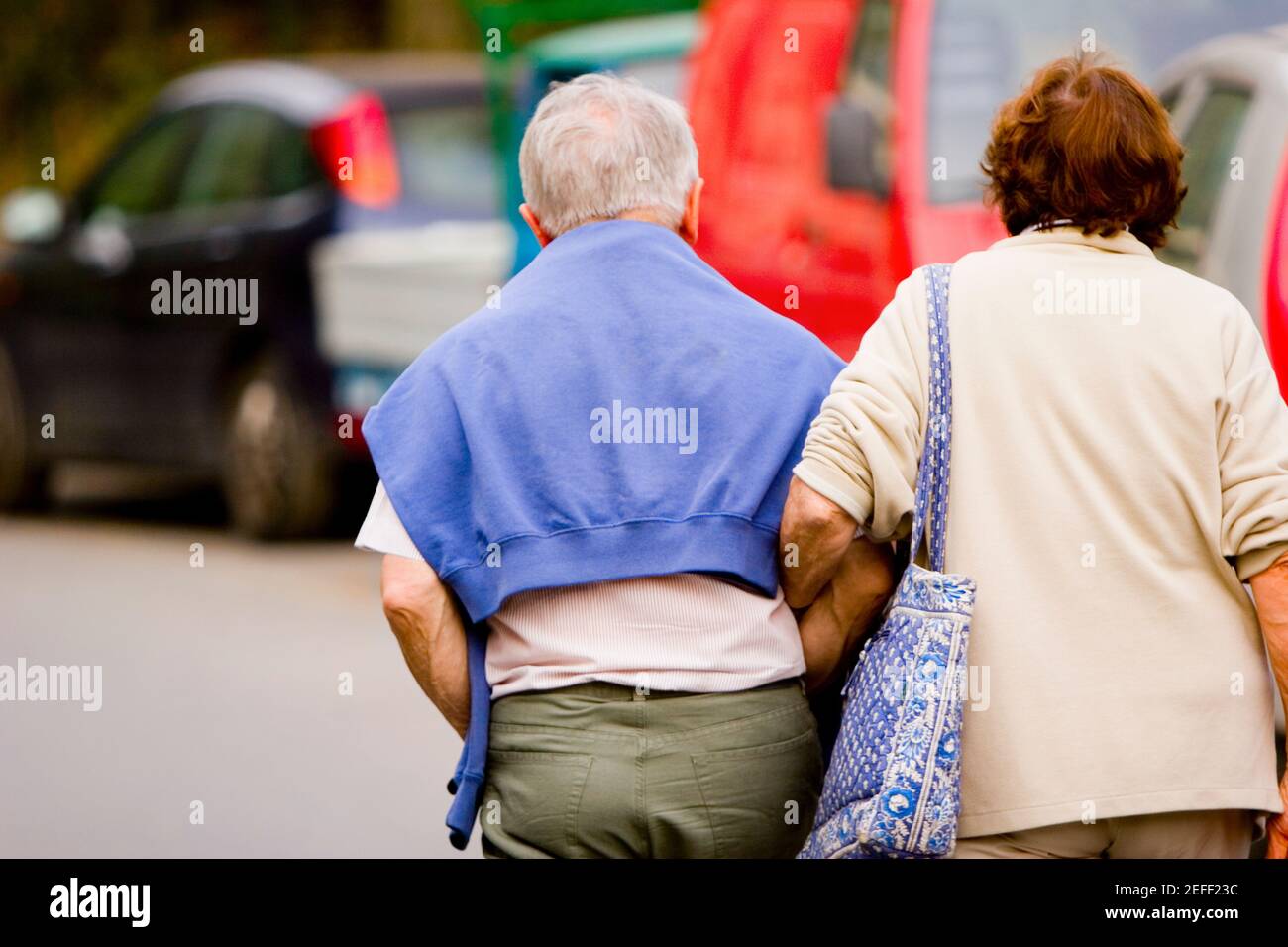Elderly italian woman walking in hires stock photography and images