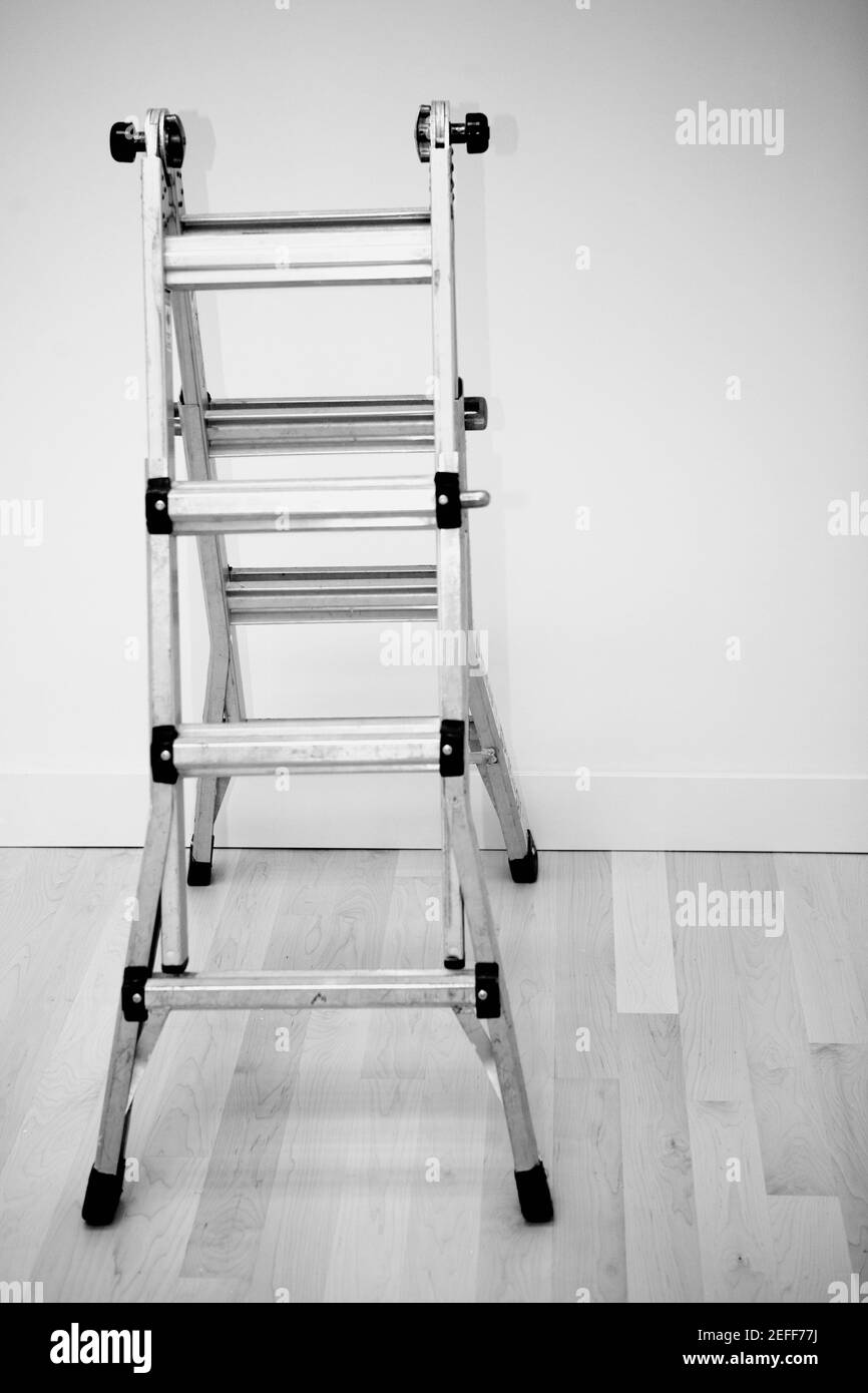Step ladder in a room Stock Photo Alamy