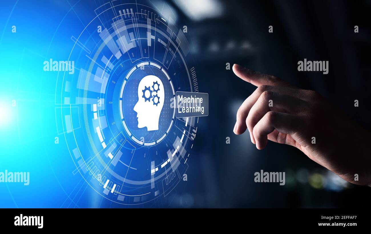 Machine Deep learning algorithms, Artificial intelligence, AI, Automation and modern technology in business as concept Stock Photo