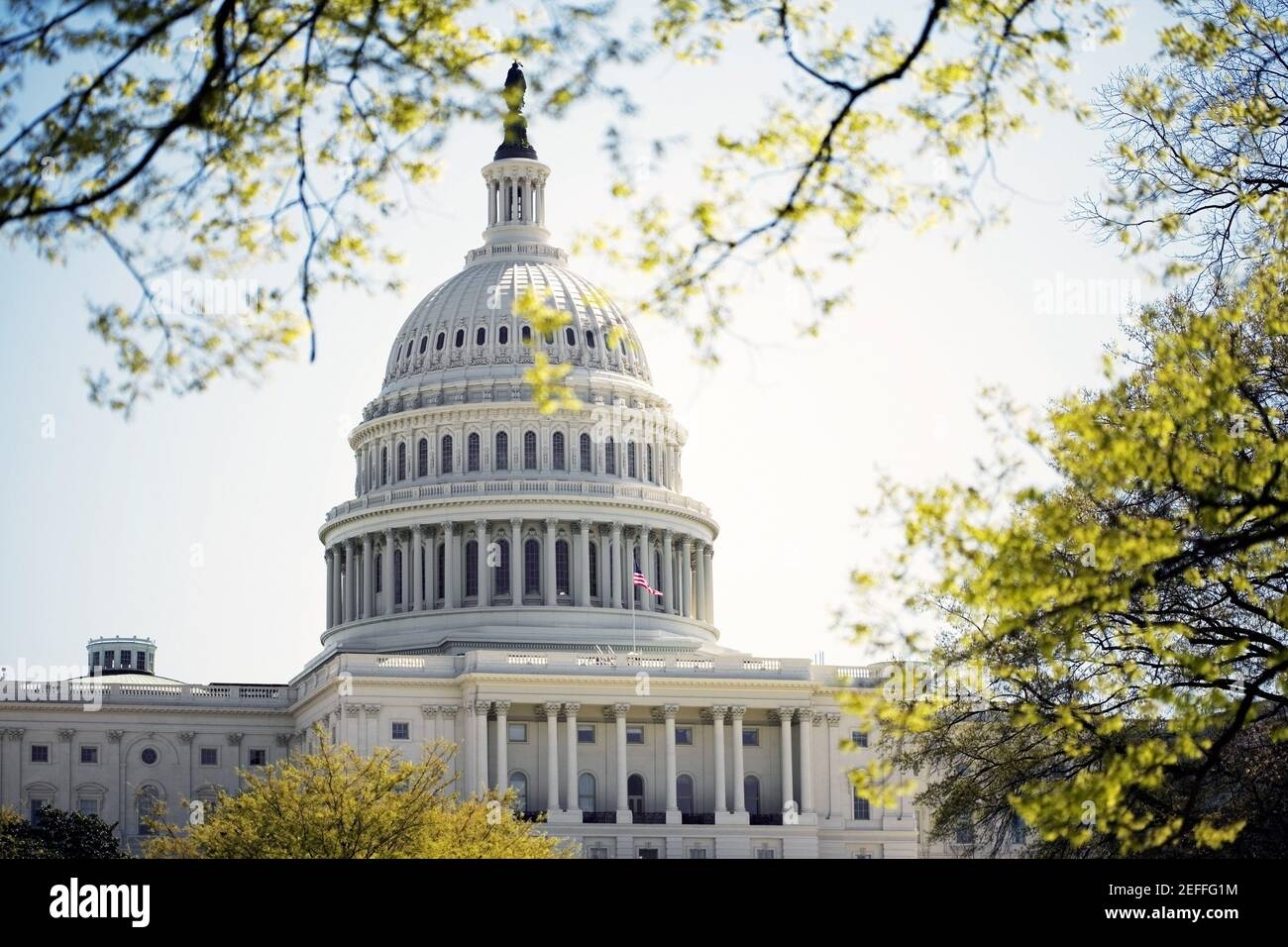 Facade of the United States Capitol Building, Washington DC, USA Stock Photo
