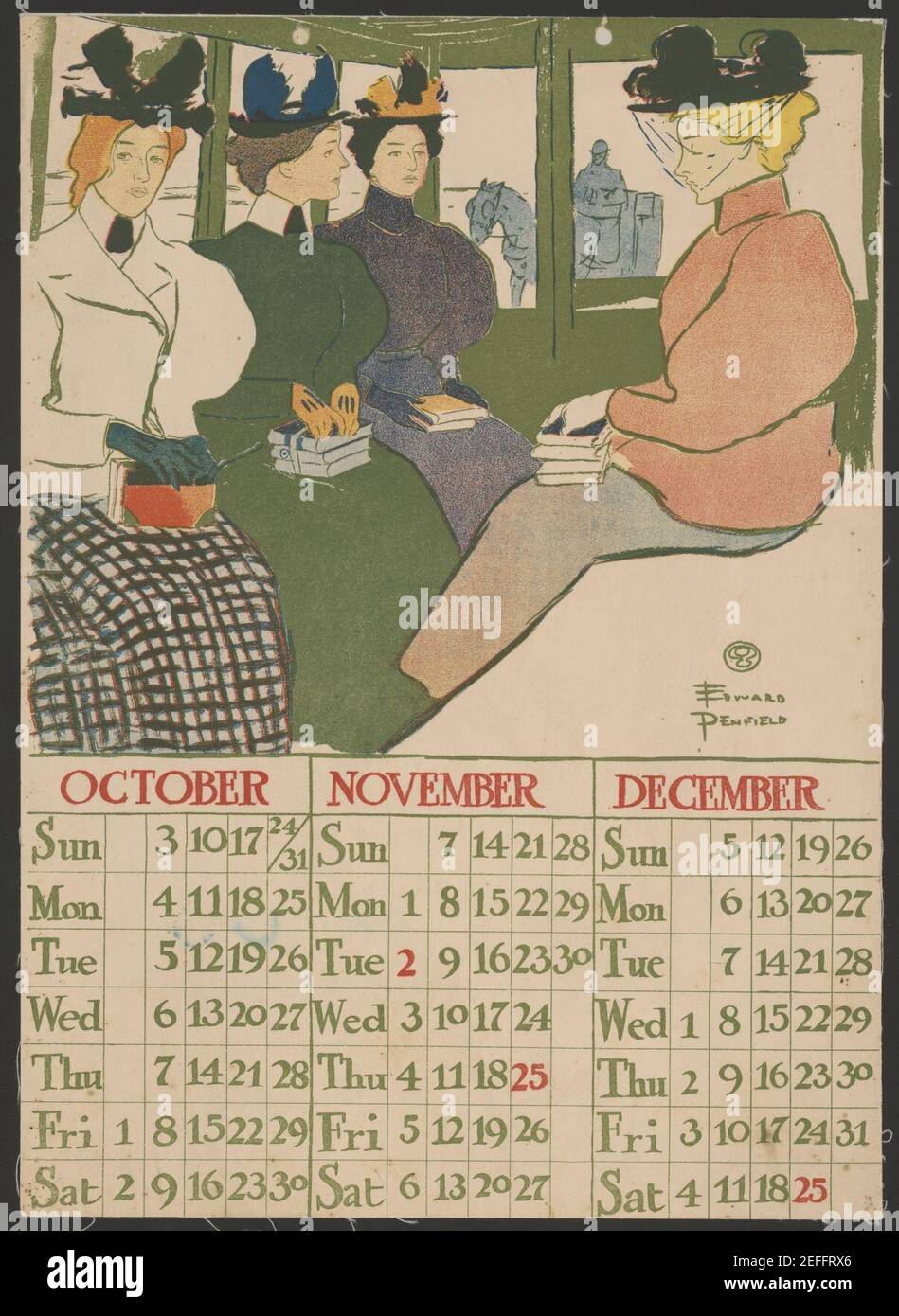 1897 calendar hi-res stock photography and images - Alamy