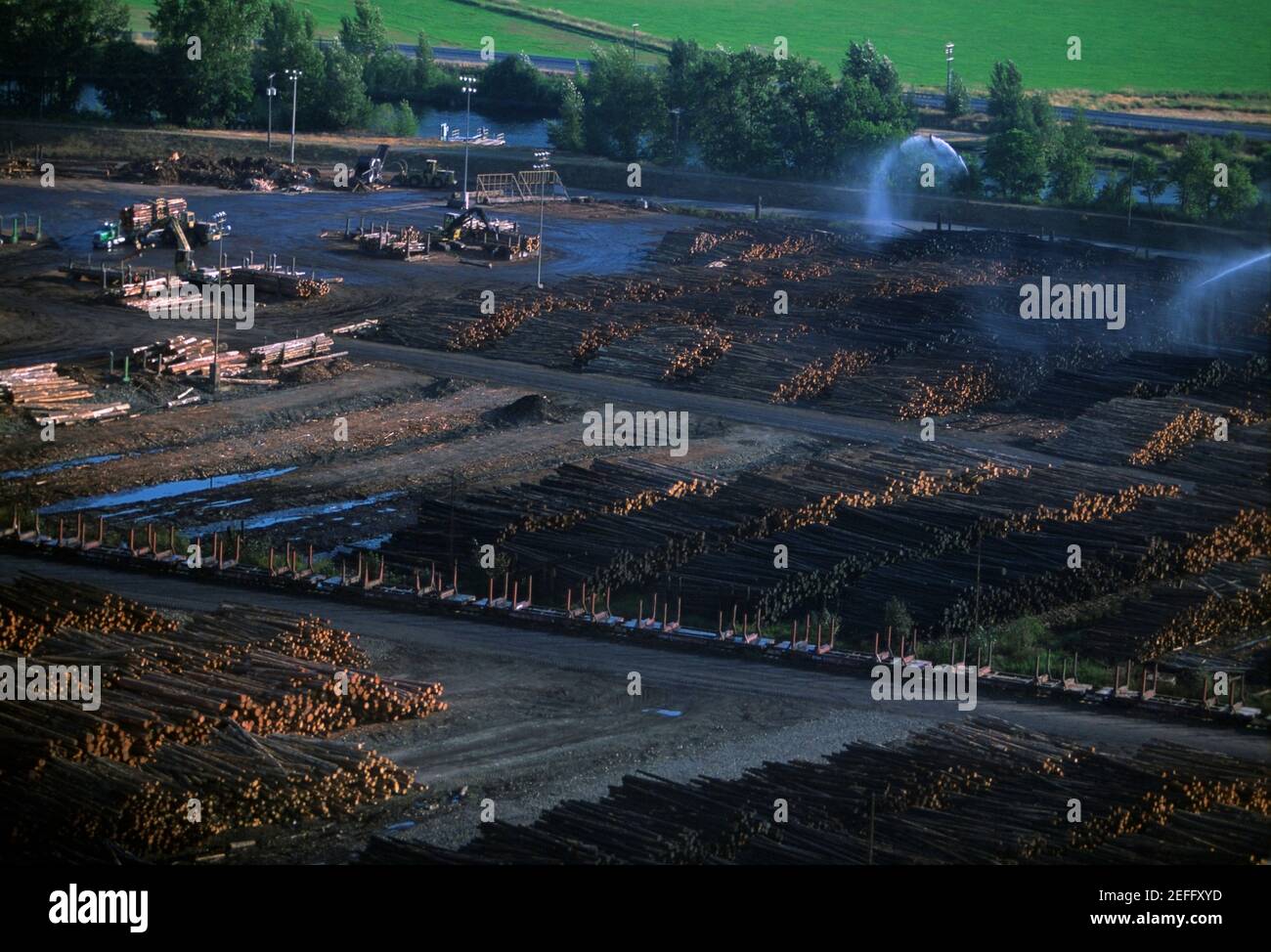 Large commercial sawmill, Idaho, USA Stock Photo Alamy