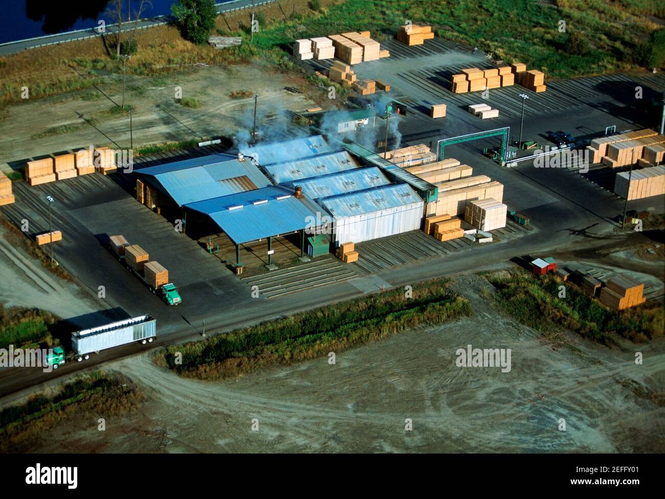 Large commercial sawmill, Idaho, USA Stock Photo Alamy
