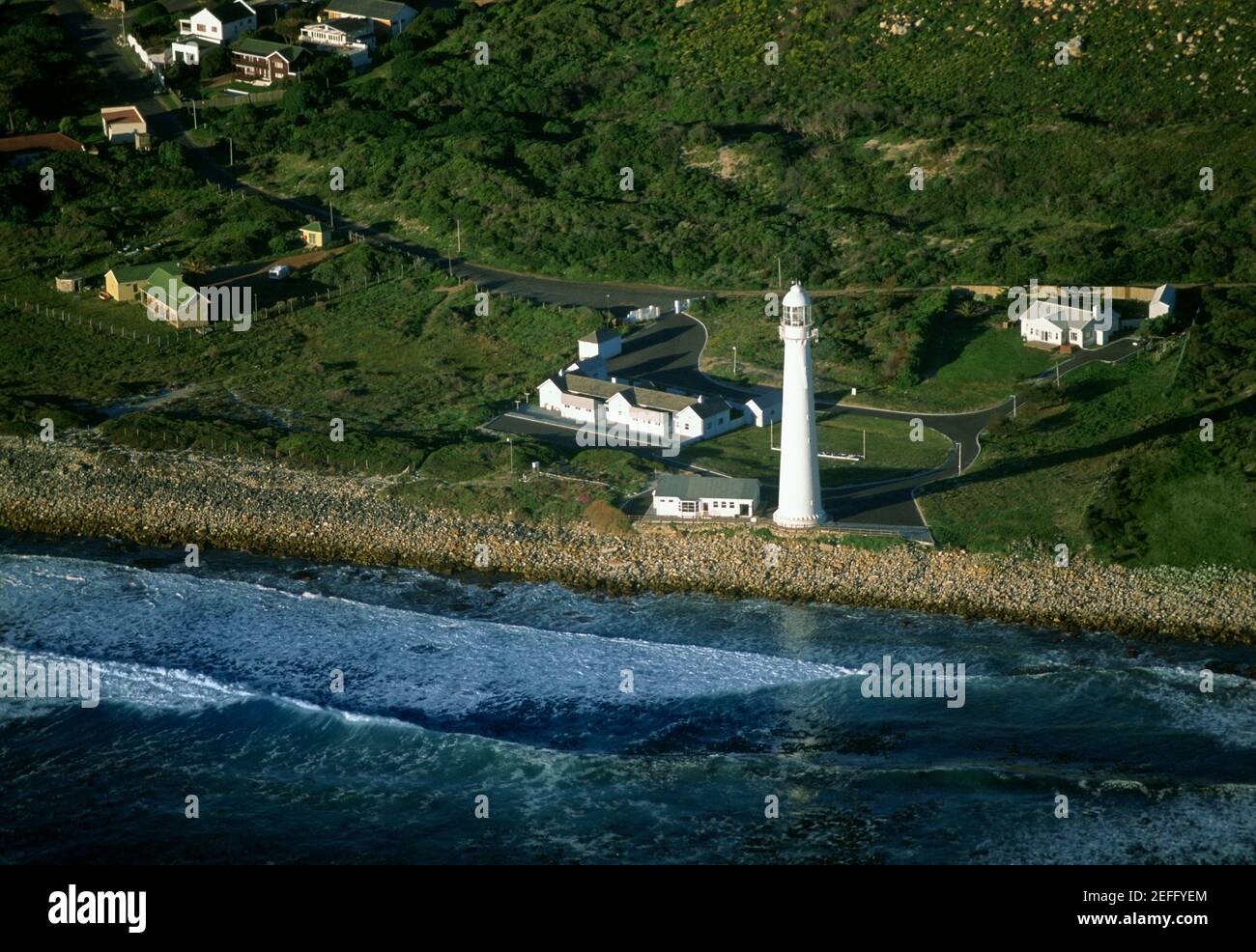 Kommetjie Lighthouse, Cape of Good Hope, South Africa Stock Photo