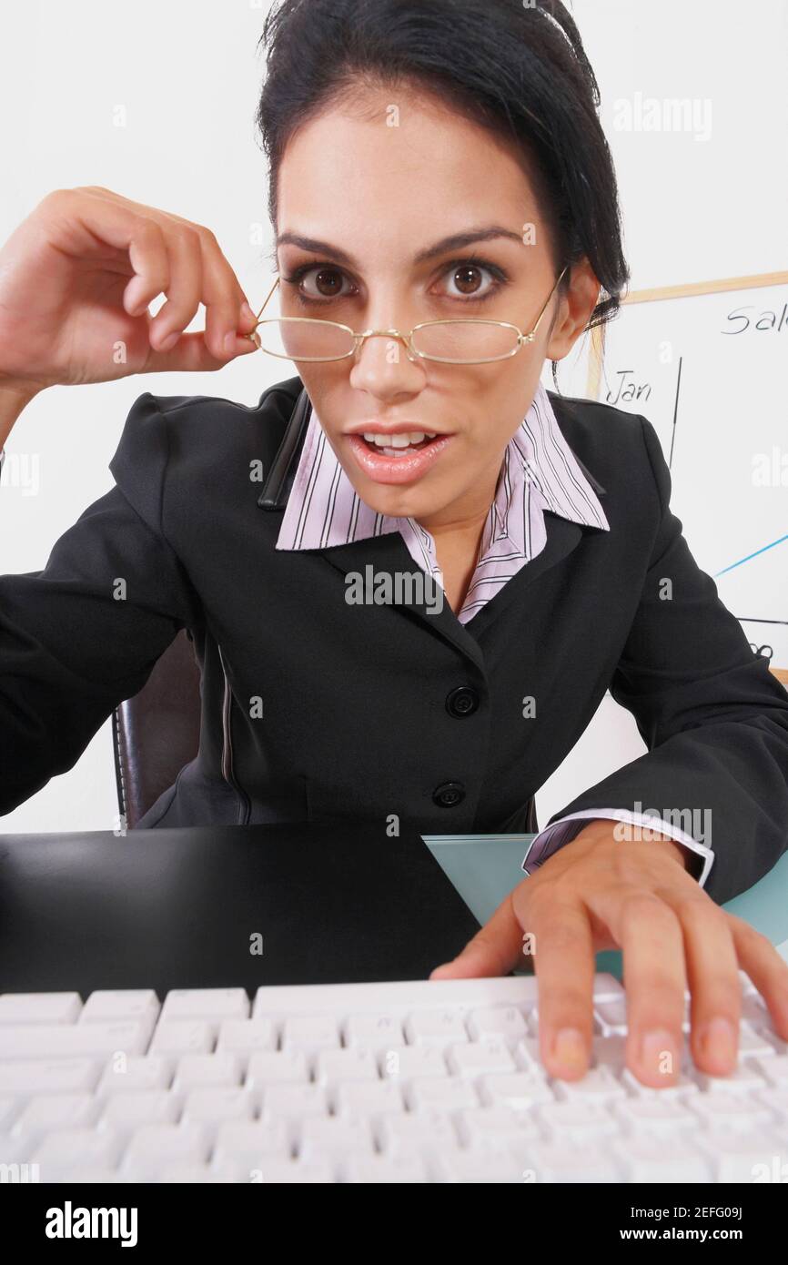 Portrait amazed female teenager hi-res stock photography and images - Alamy