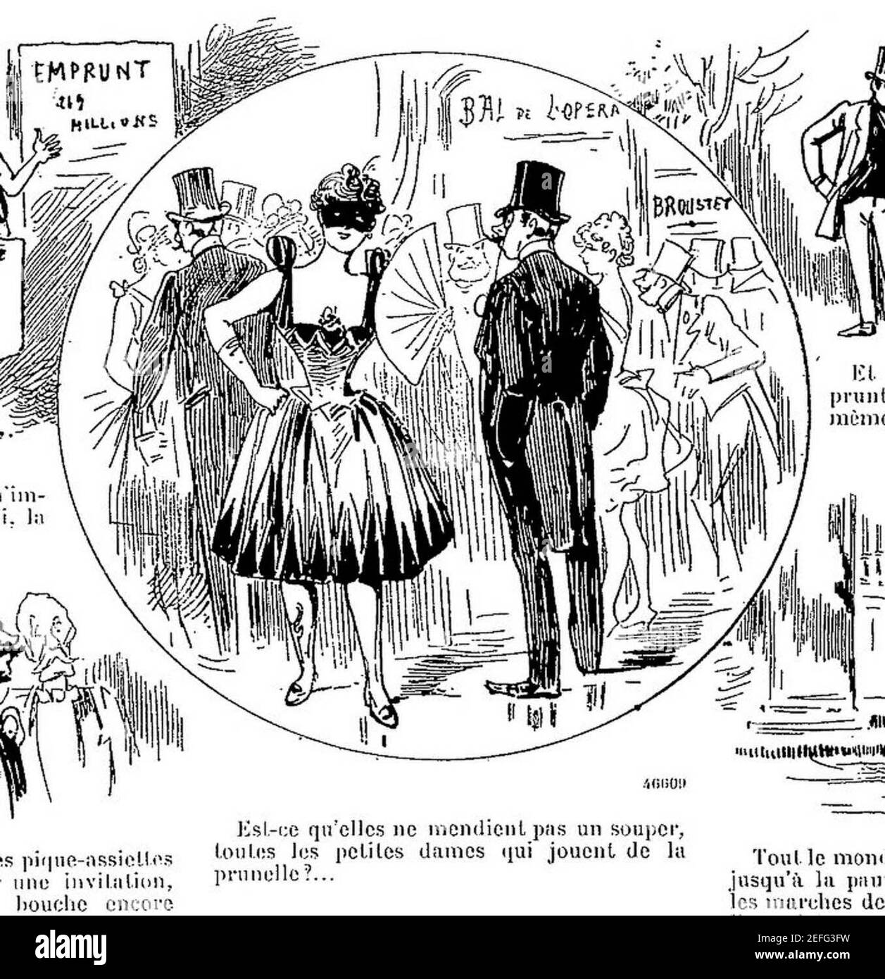 Illustration Du Bal De L Opera Non Detouree Stock Photo Alamy