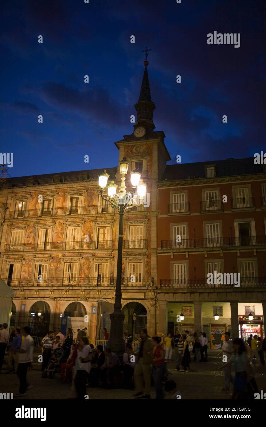 Plaza mayor madrid clock tower hi-res stock photography and images - Alamy