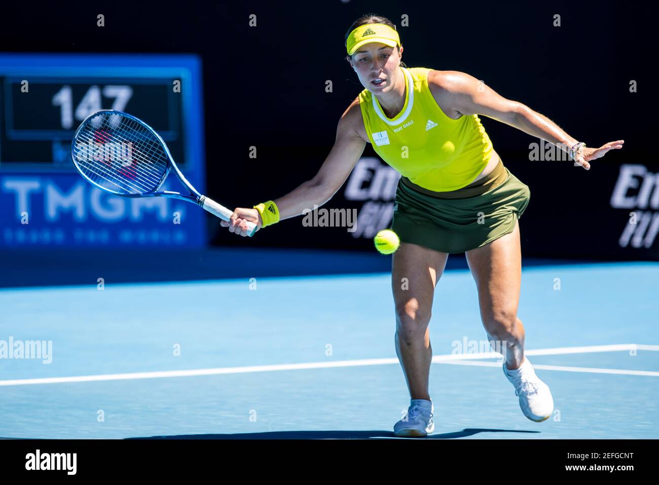 Melbourne, Victoria, Australia. 17th Feb, 2021. Jessica Pegula of the