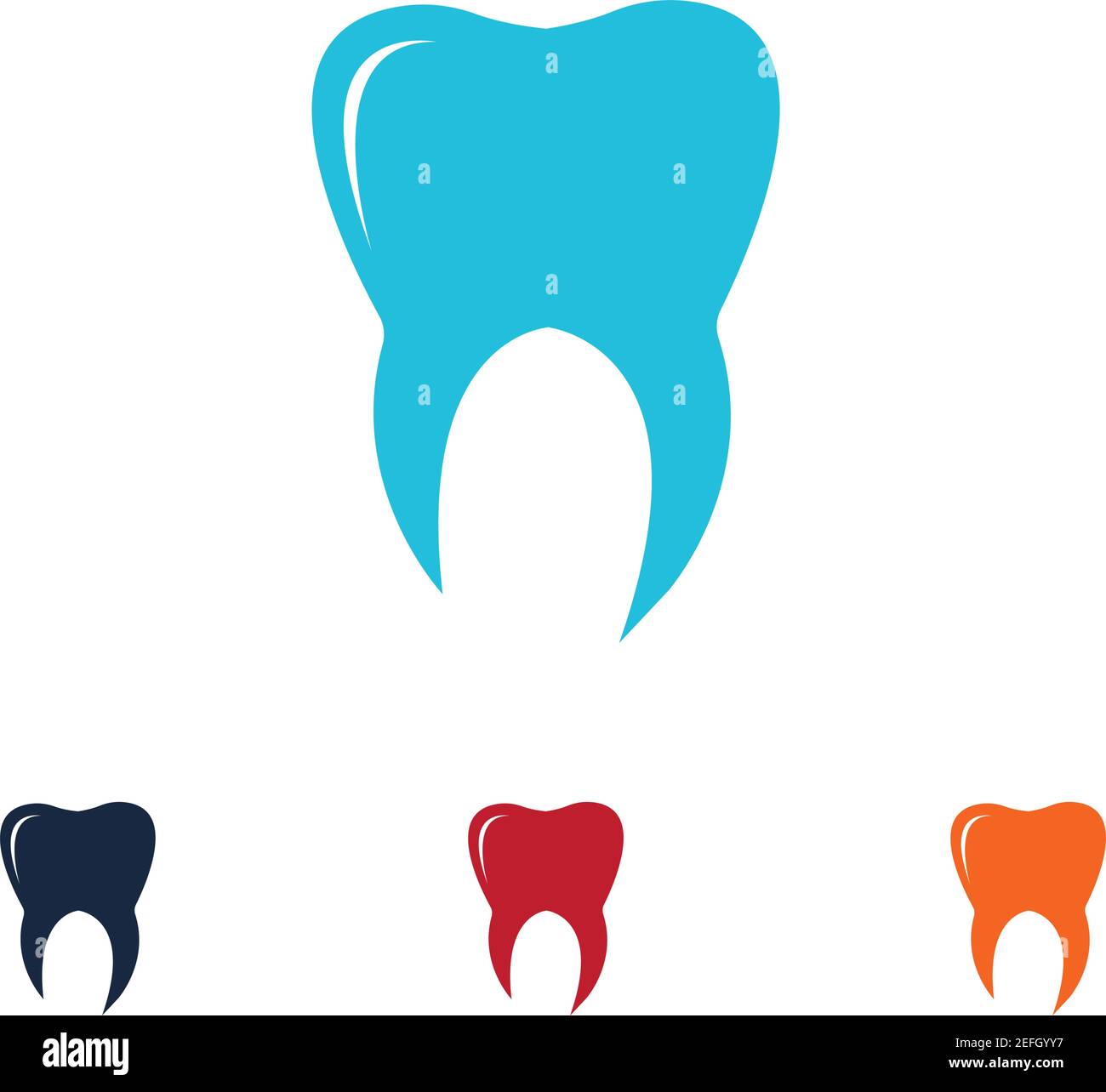 Dental logo Template vector illustration icon design Stock Vector