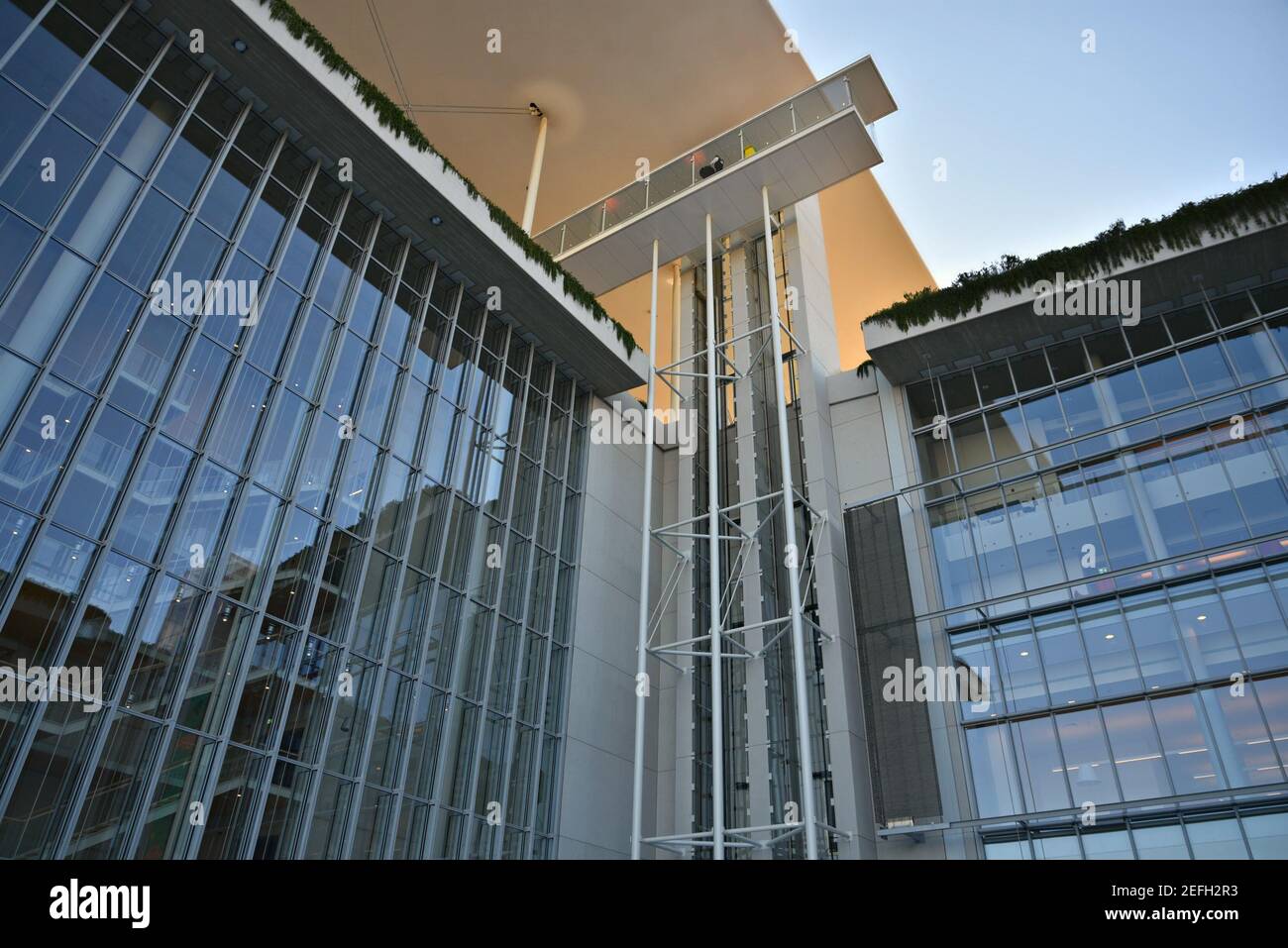 Exterior view of the Greek National Opera at the Stavros Niarchos
