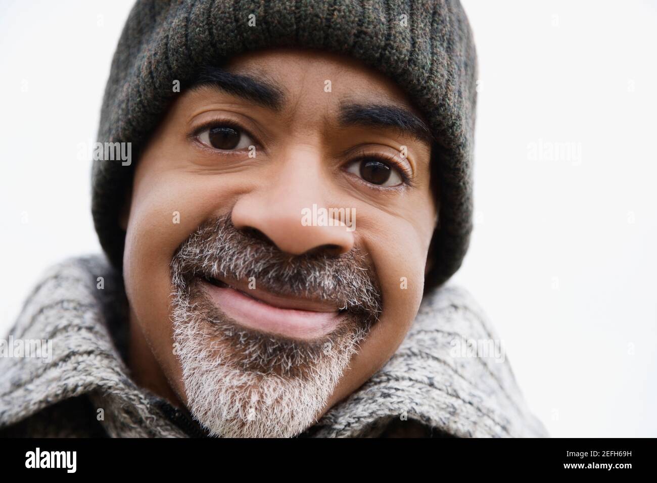Portrait of a mature man smiling Stock Photo