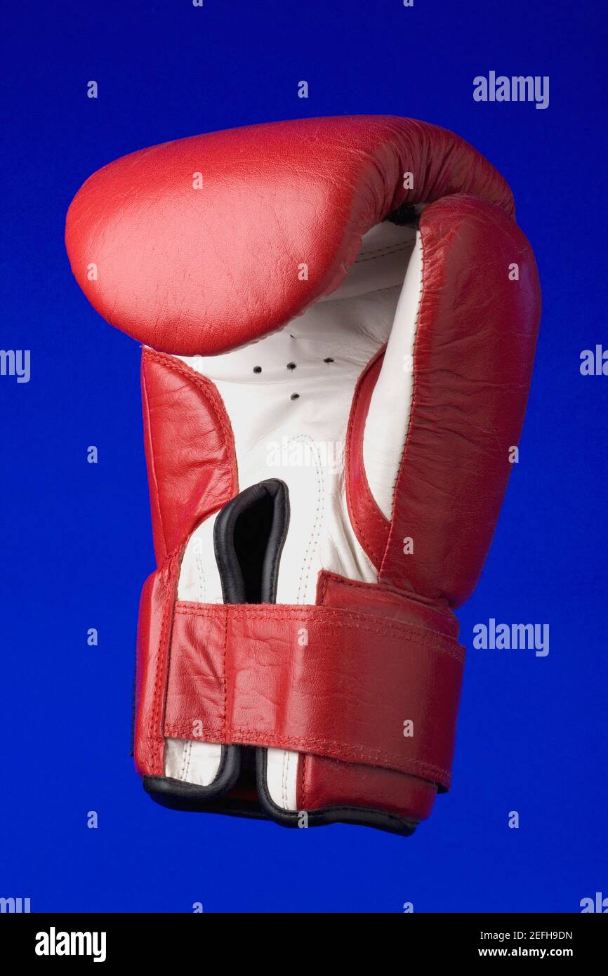 Close up of a boxing glove Stock Photo