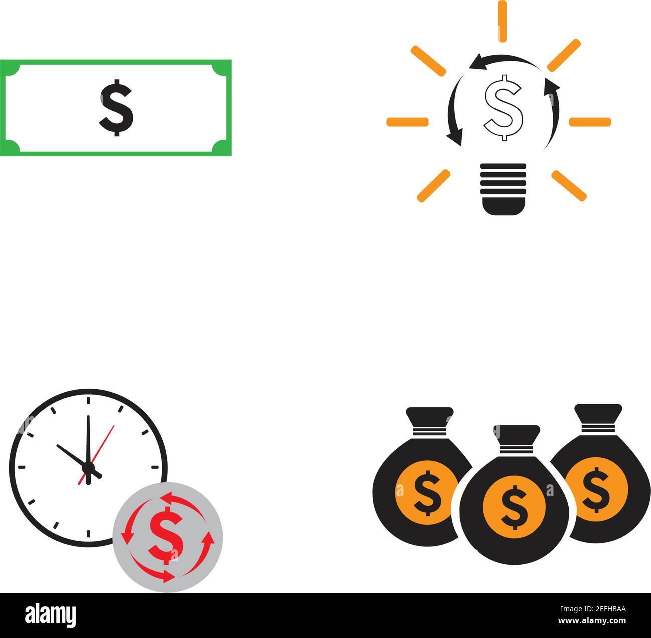 dollar money vector icon illustration design template - vector Stock ...