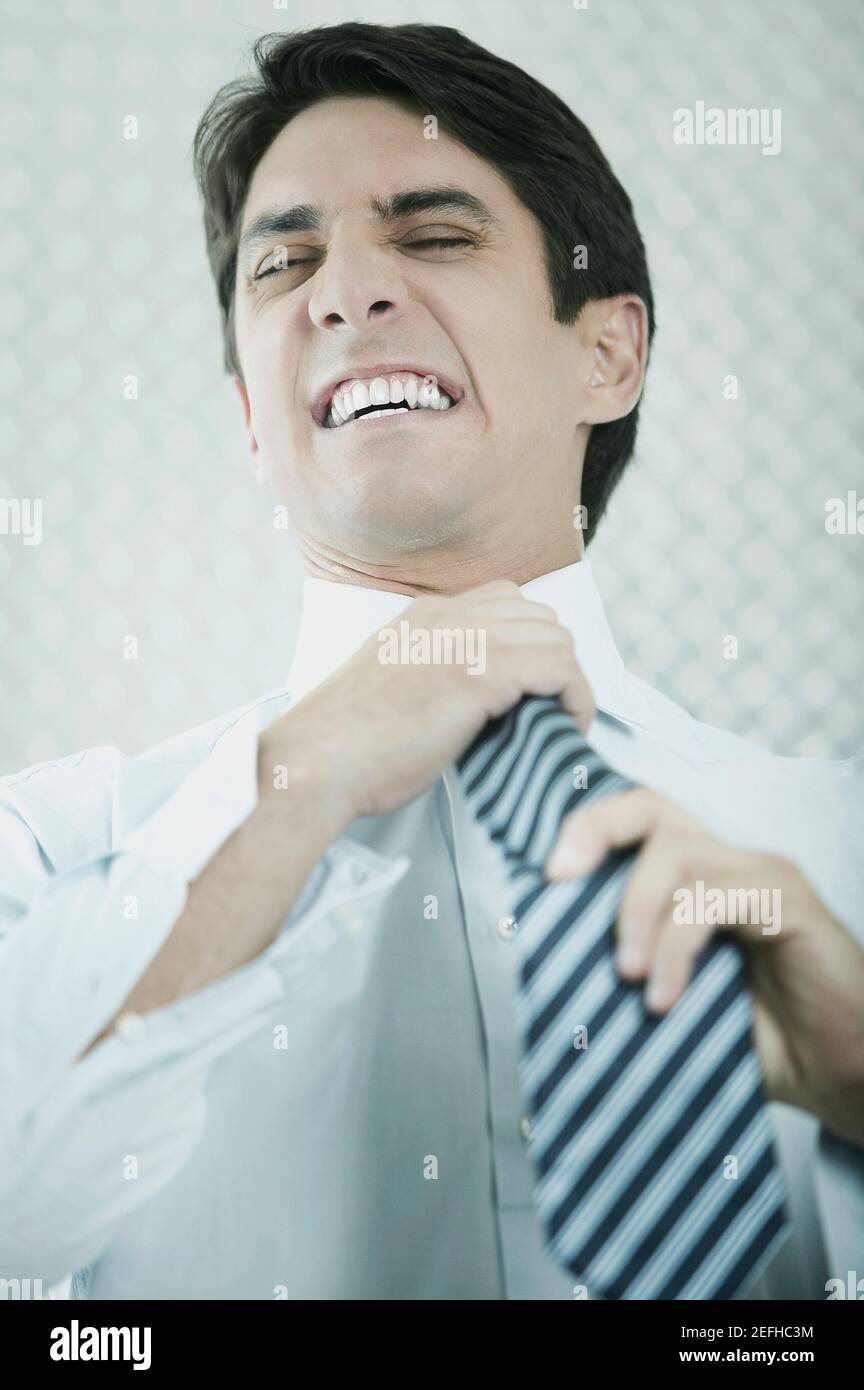 Pulling eyes down hires stock photography and images Alamy