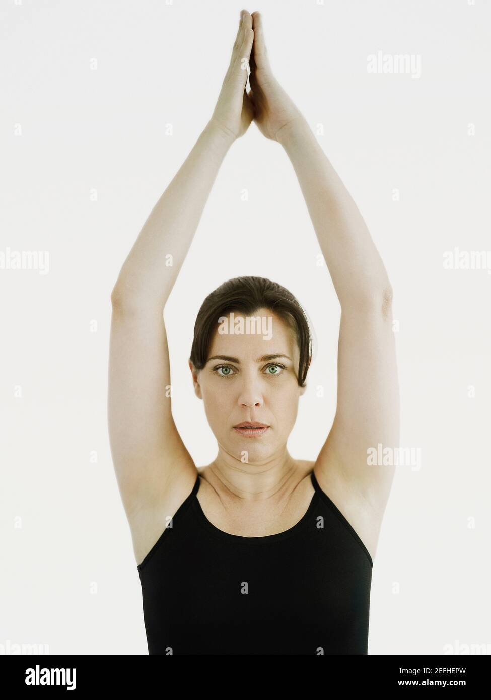 Close up female stretching arms hi-res stock photography and images - Alamy
