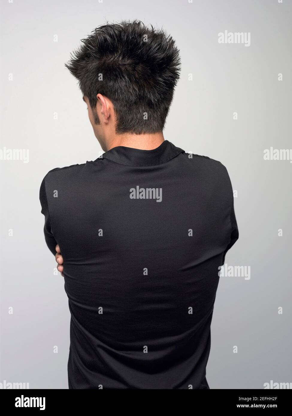Man alone rear view inside hi-res stock photography and images - Alamy