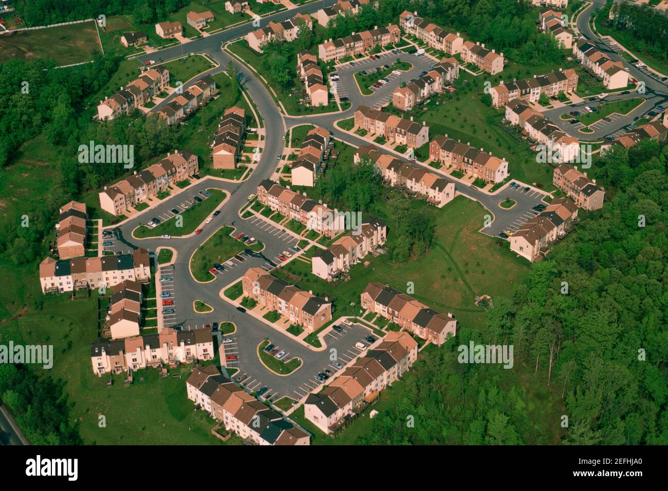 Housing development in suburban Maryland Stock Photo Alamy