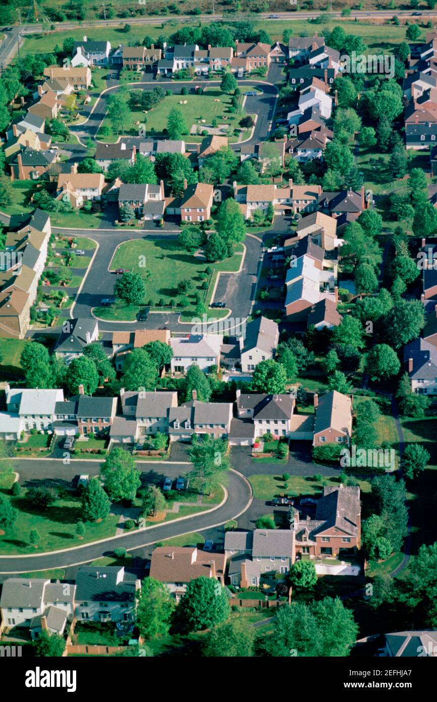 Housing development in suburban Maryland Stock Photo Alamy