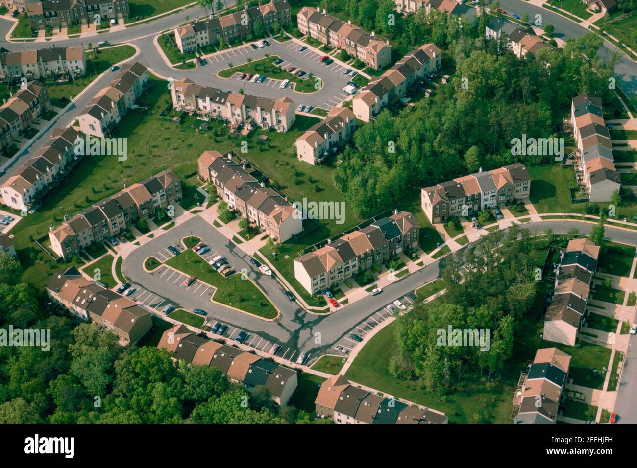 Housing development in suburban Maryland Stock Photo Alamy