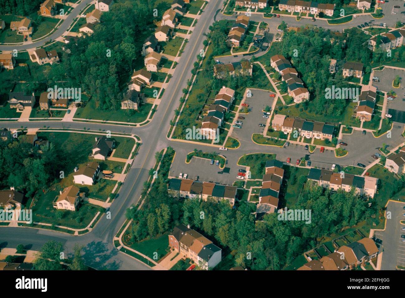 Housing development in suburban Maryland Stock Photo Alamy
