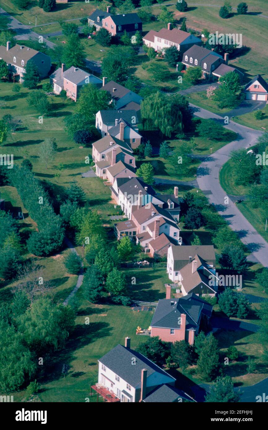 Housing development in suburban Maryland Stock Photo Alamy
