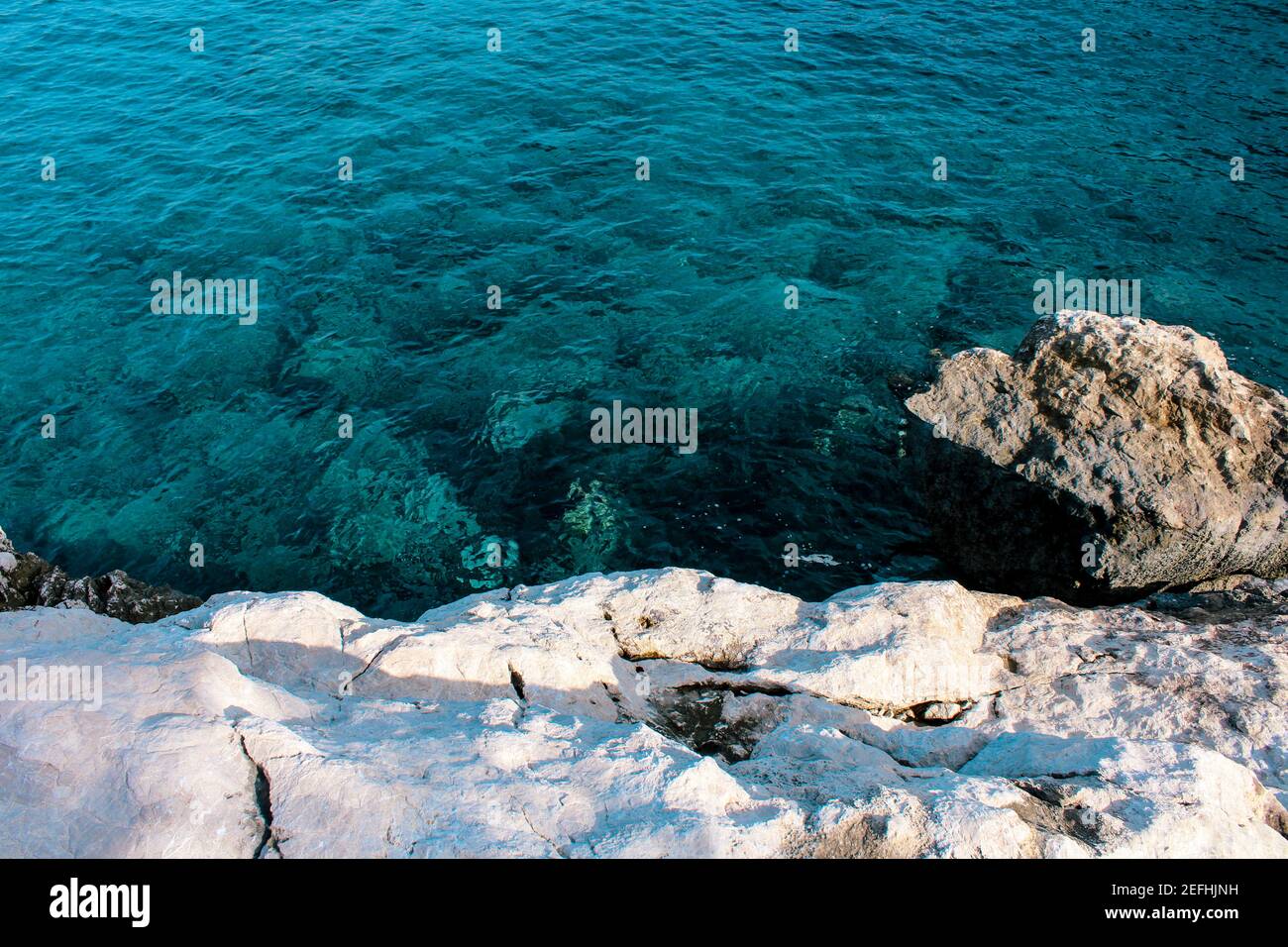 Crystal clear sea water Stock Photo - Alamy