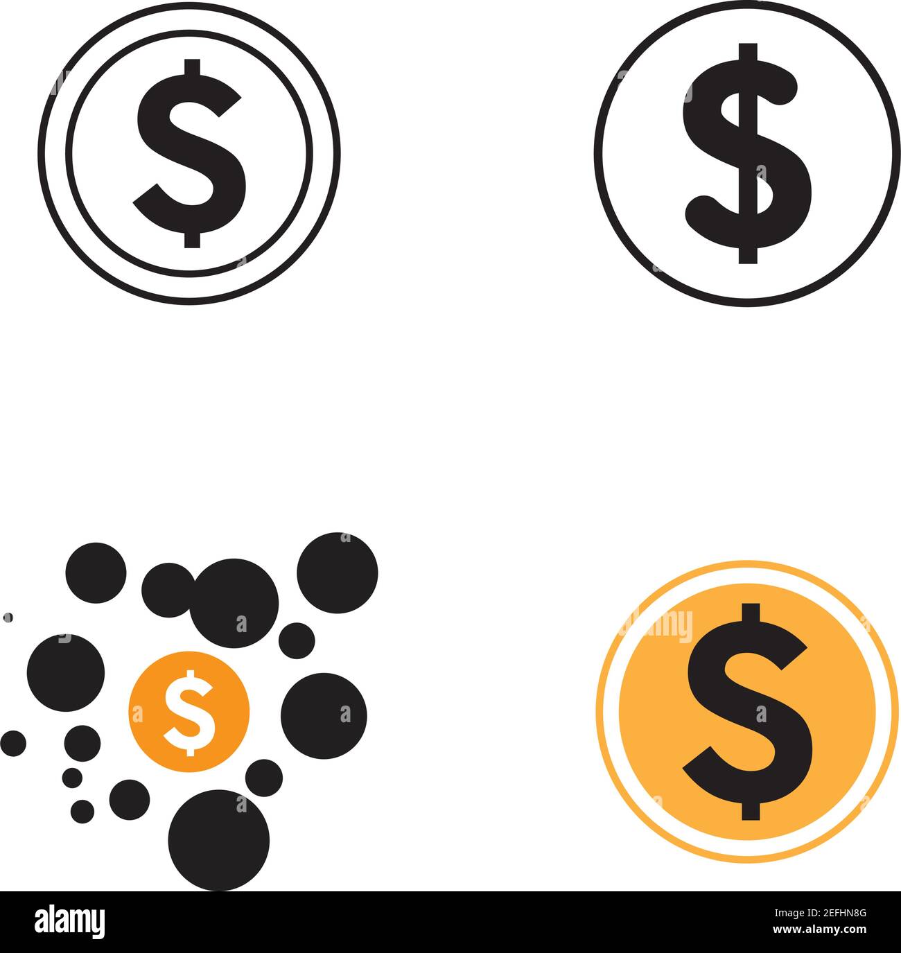 dollar money vector icon illustration design template - vector Stock ...