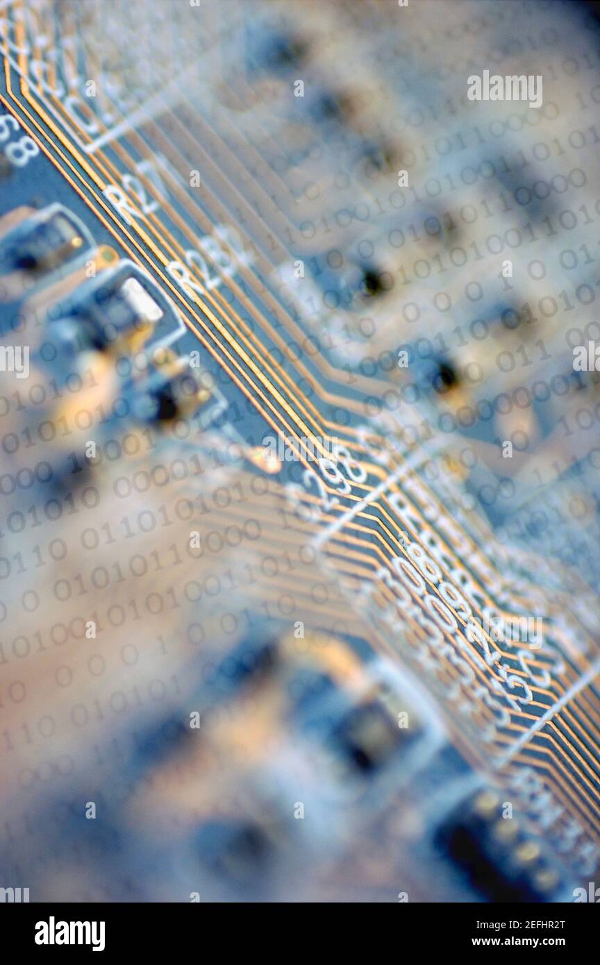 Bokeh electronic circuit close hi-res stock photography and images - Alamy