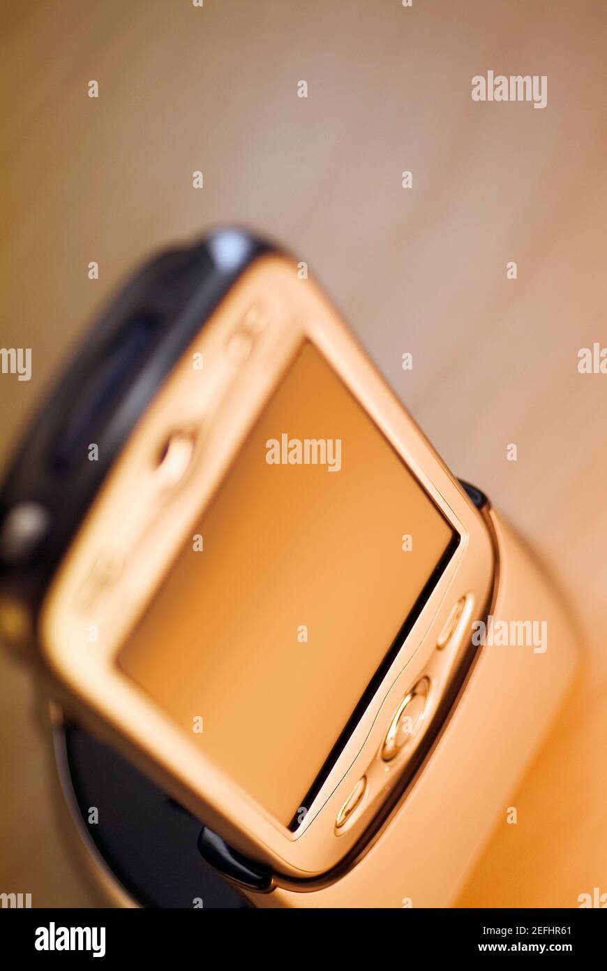 High angle view of a personal data assistant Stock Photo