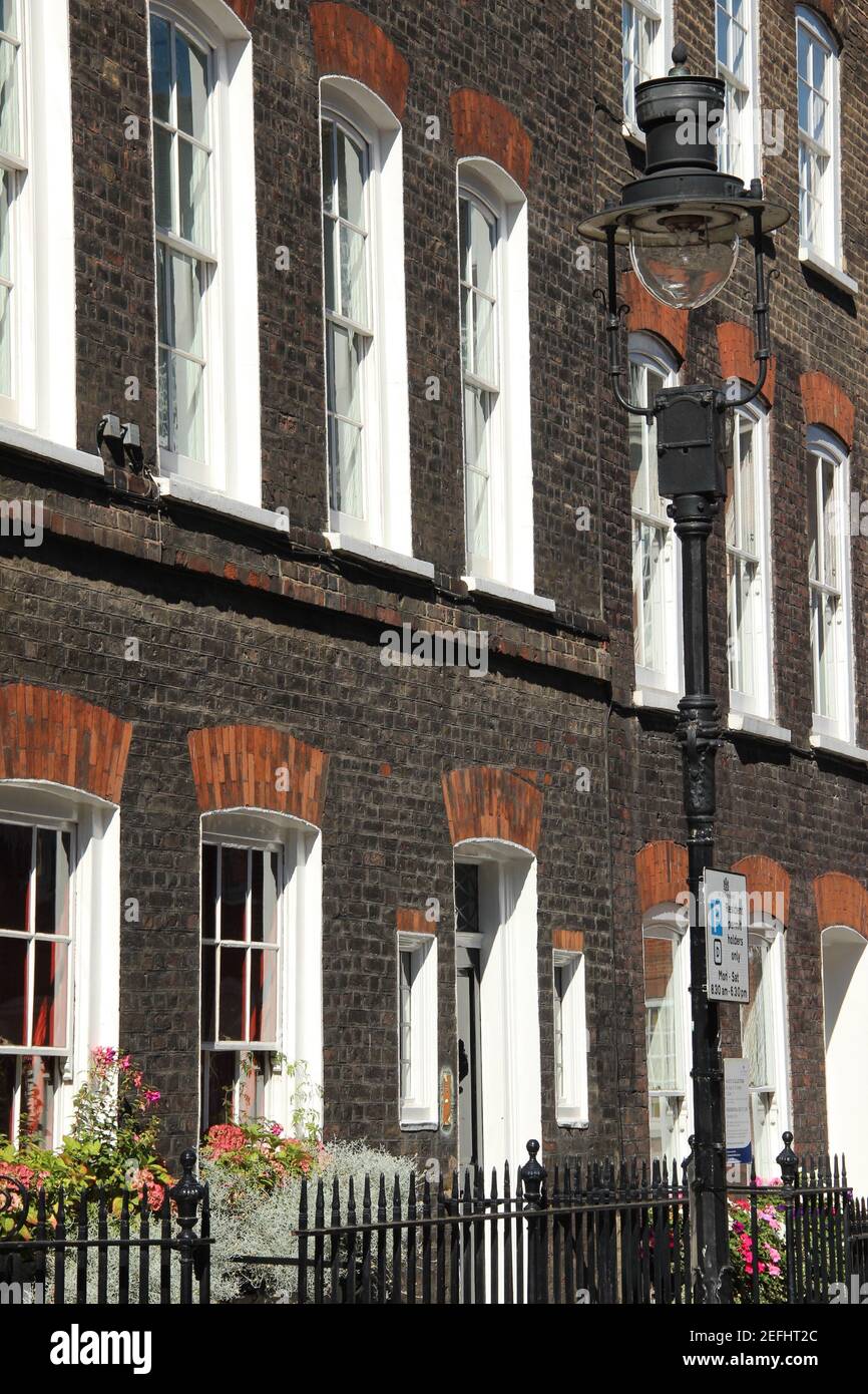terraced housing along Lord North Street in Westminster