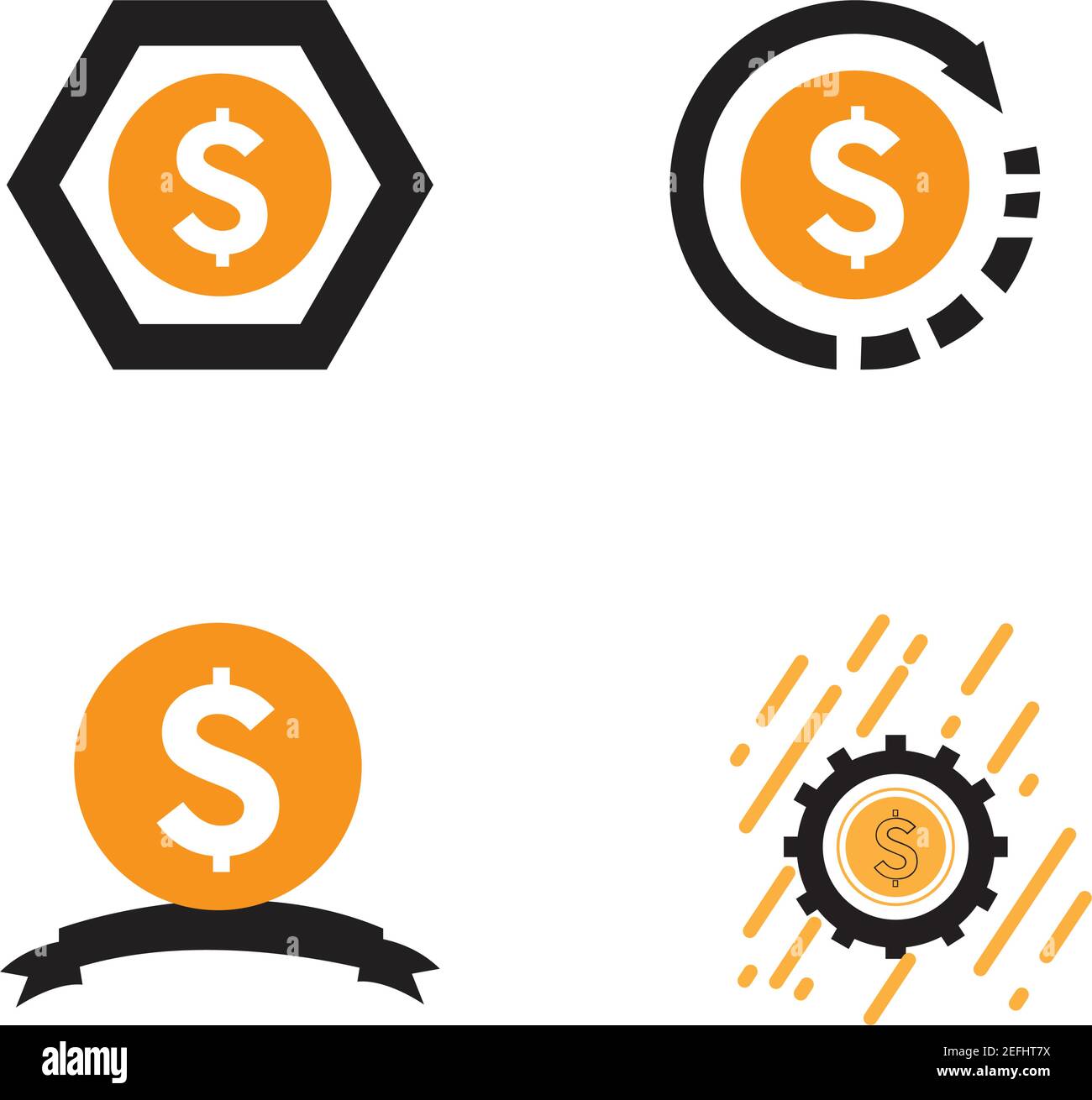 dollar money vector icon illustration design template - vector Stock ...