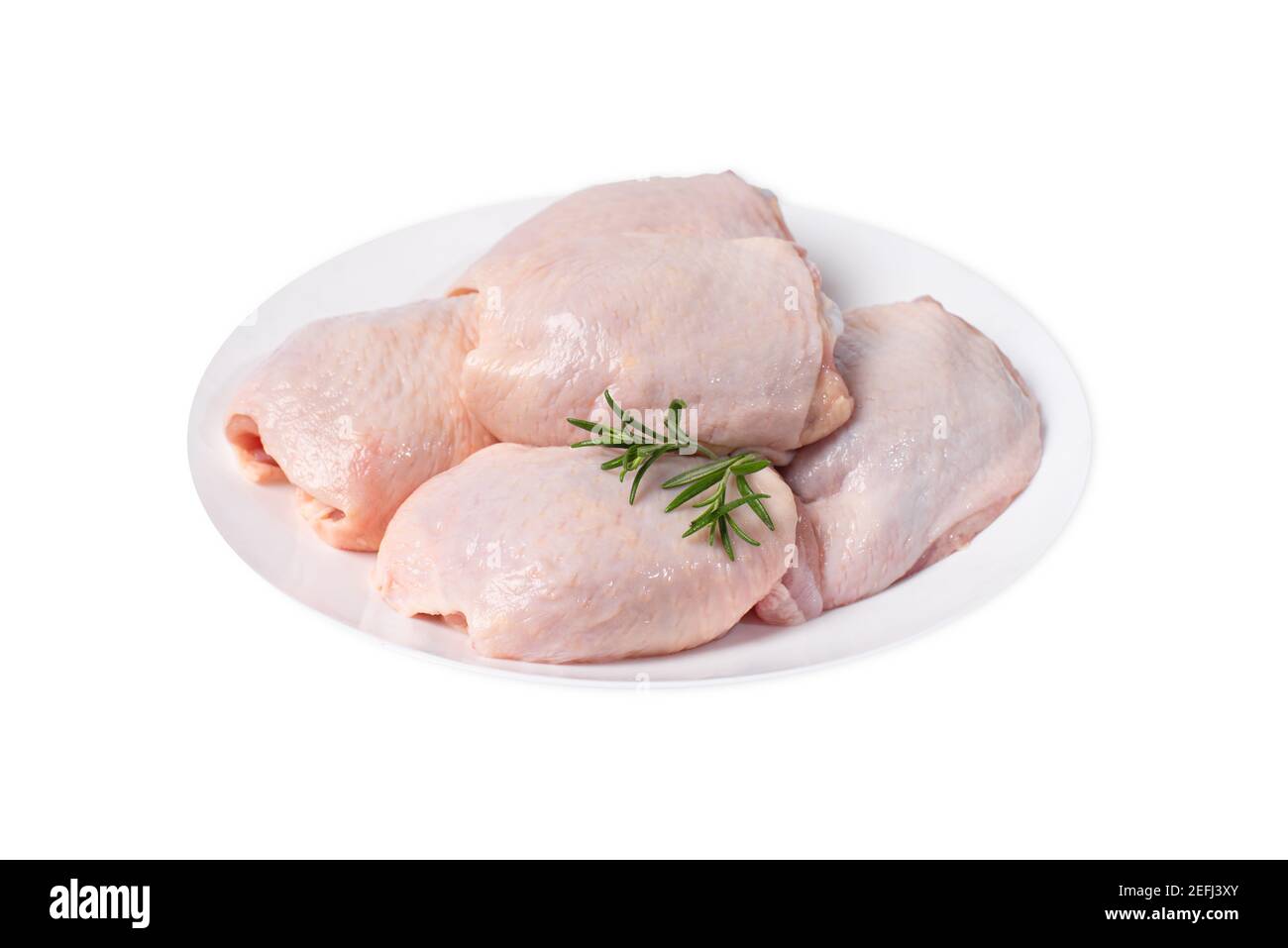 Raw chicken thighs on Thigh White Plate Isolated Object White Background Raw Chicken Meat Stock Photo - Alamy Raw chicken thighs on Thigh White Plate Isolated Object White Background Raw Chicken Meat Stock Photo - Alamy