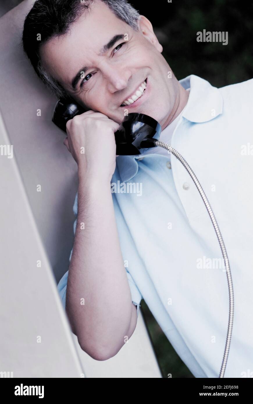 American phone booth hi-res stock photography and images - Alamy