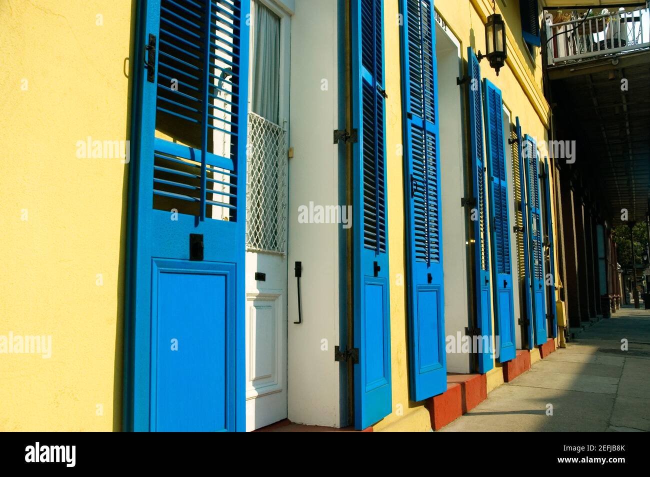 Open doors of a building, New Orleans, Louisiana, USA Stock Photo Alamy